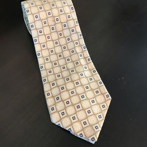 Mens Italian made silk liked tie